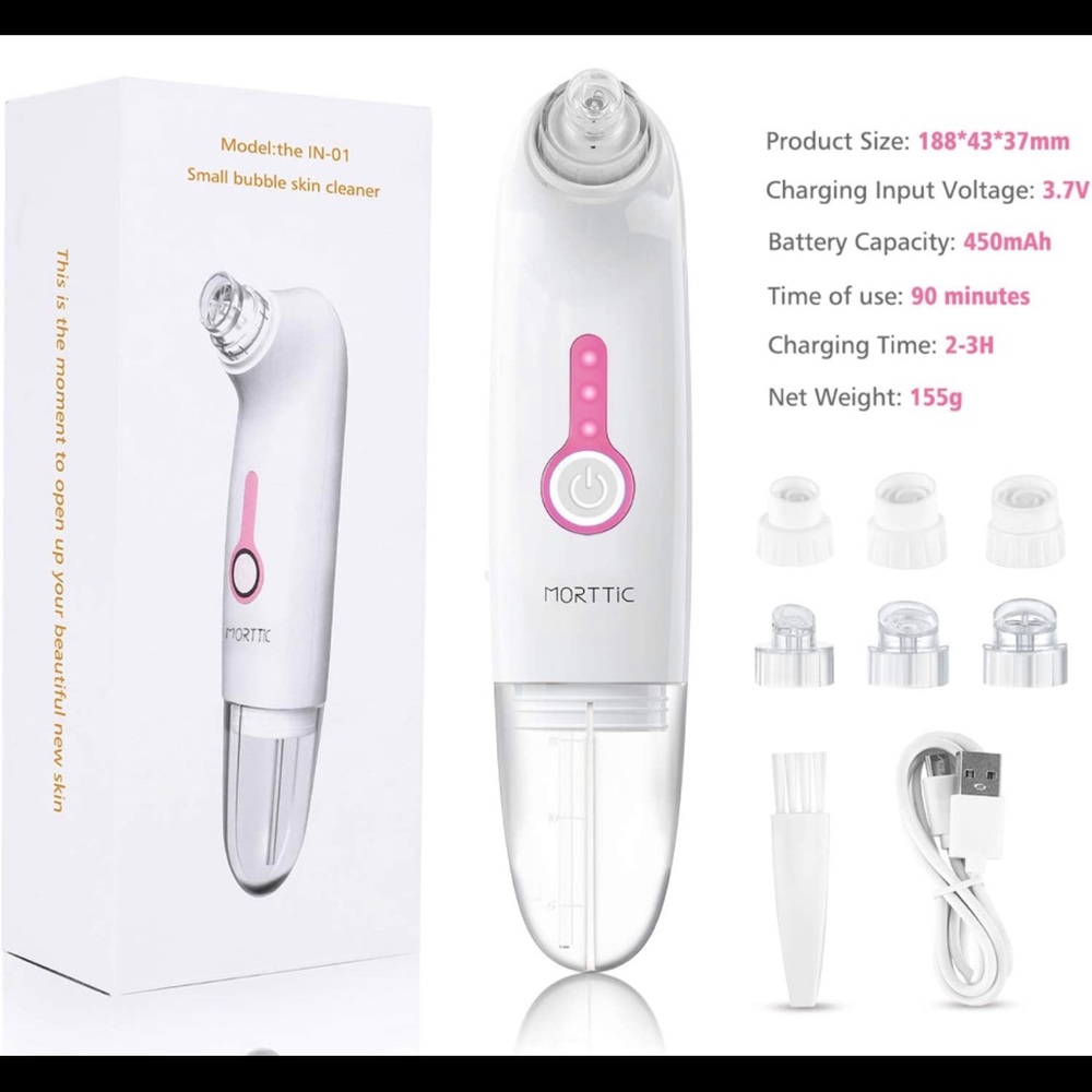 Morttic Blackhead Remover Vacuum NIB - Picture 8 of 8